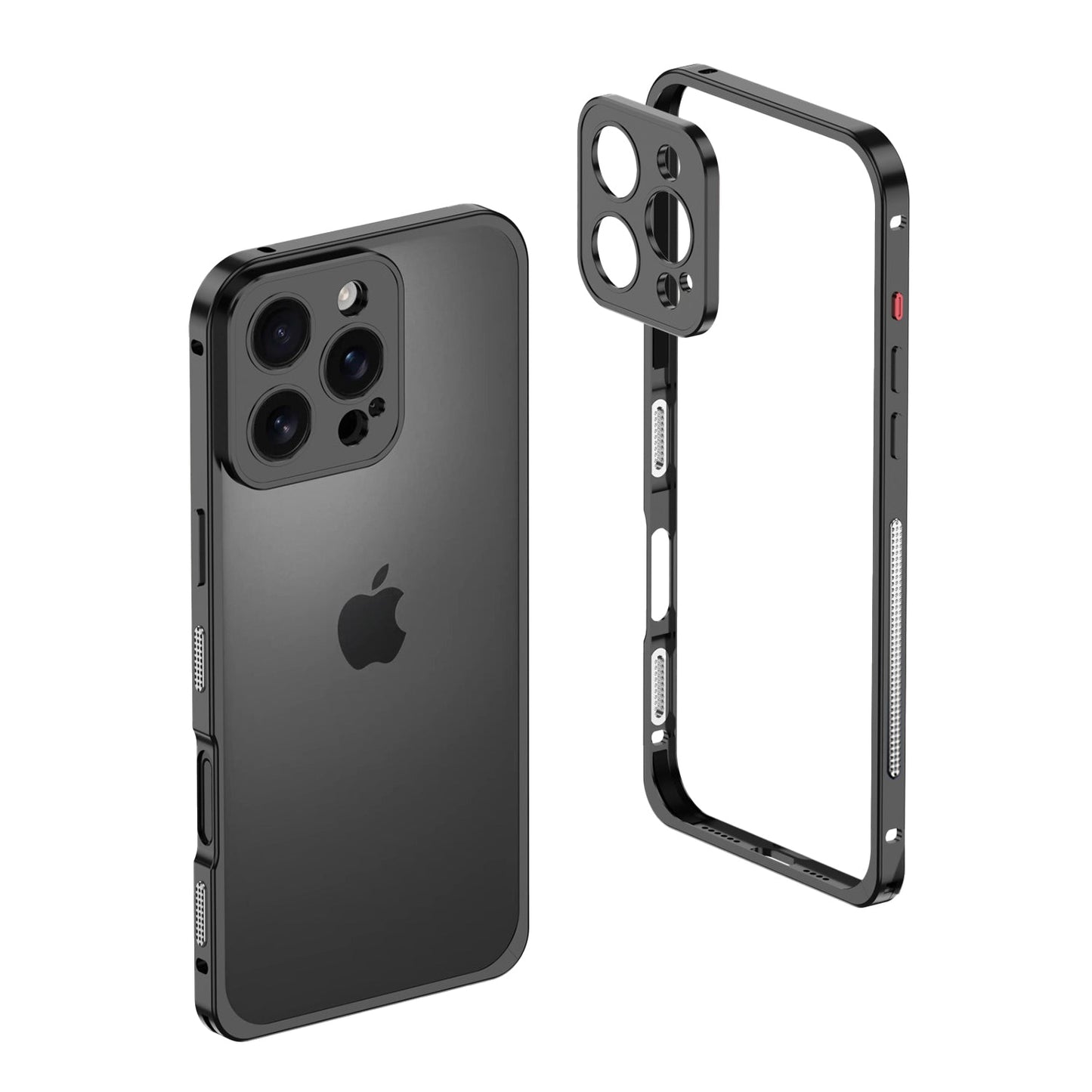 Stødsikker, faldbeskyttende metal-telefoncover