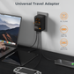 100W universaladapter til rejsende