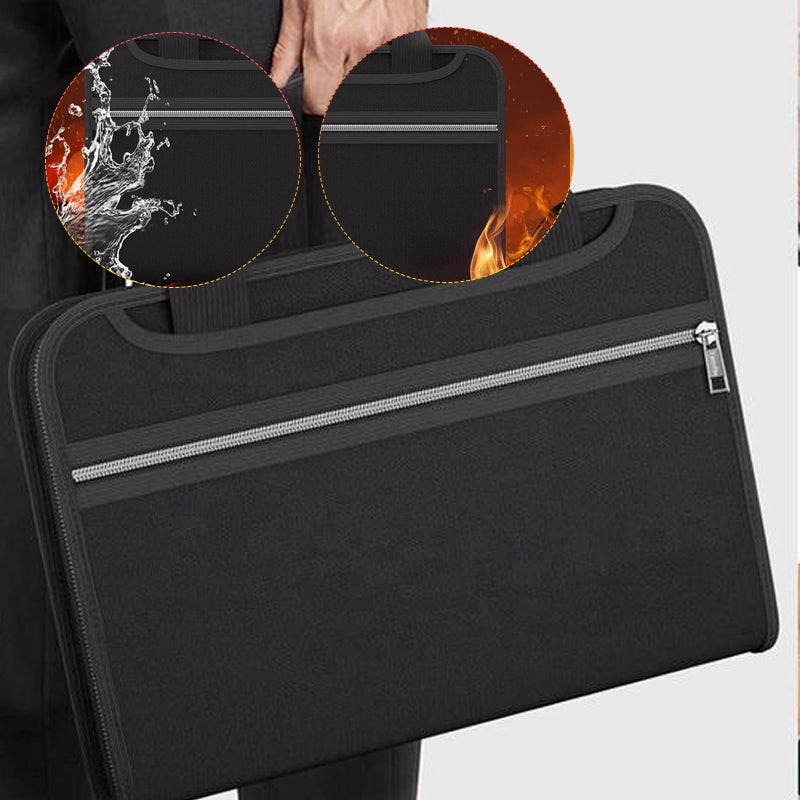 Grote capaciteit A4 brandwerende map met handvat