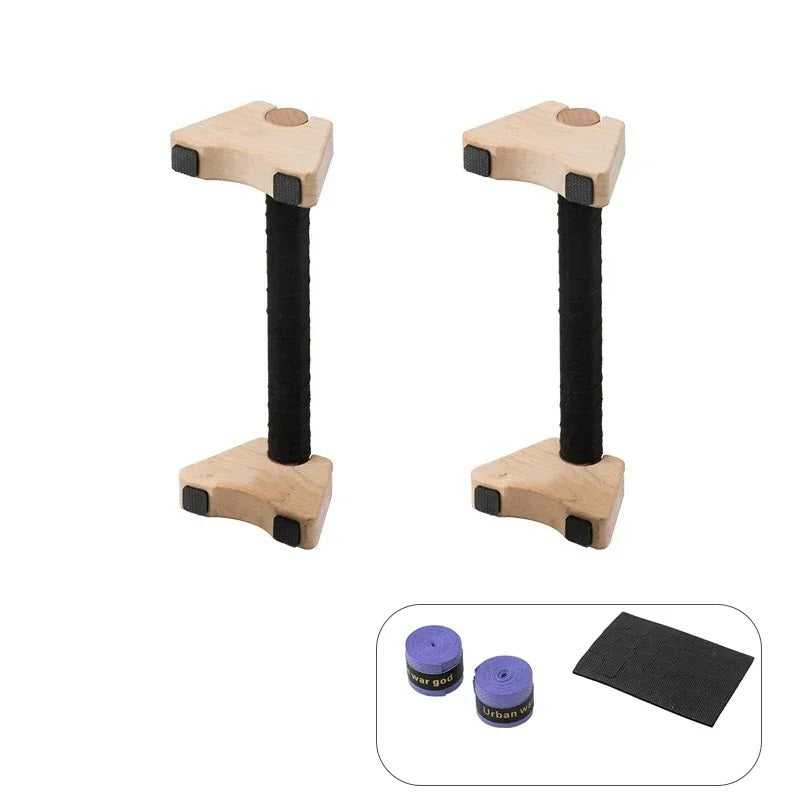 Træhåndtag til push-up-stativ