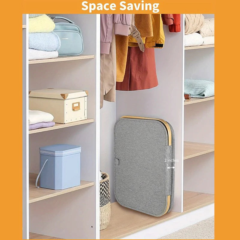 Stor vasketøjskurv med låg