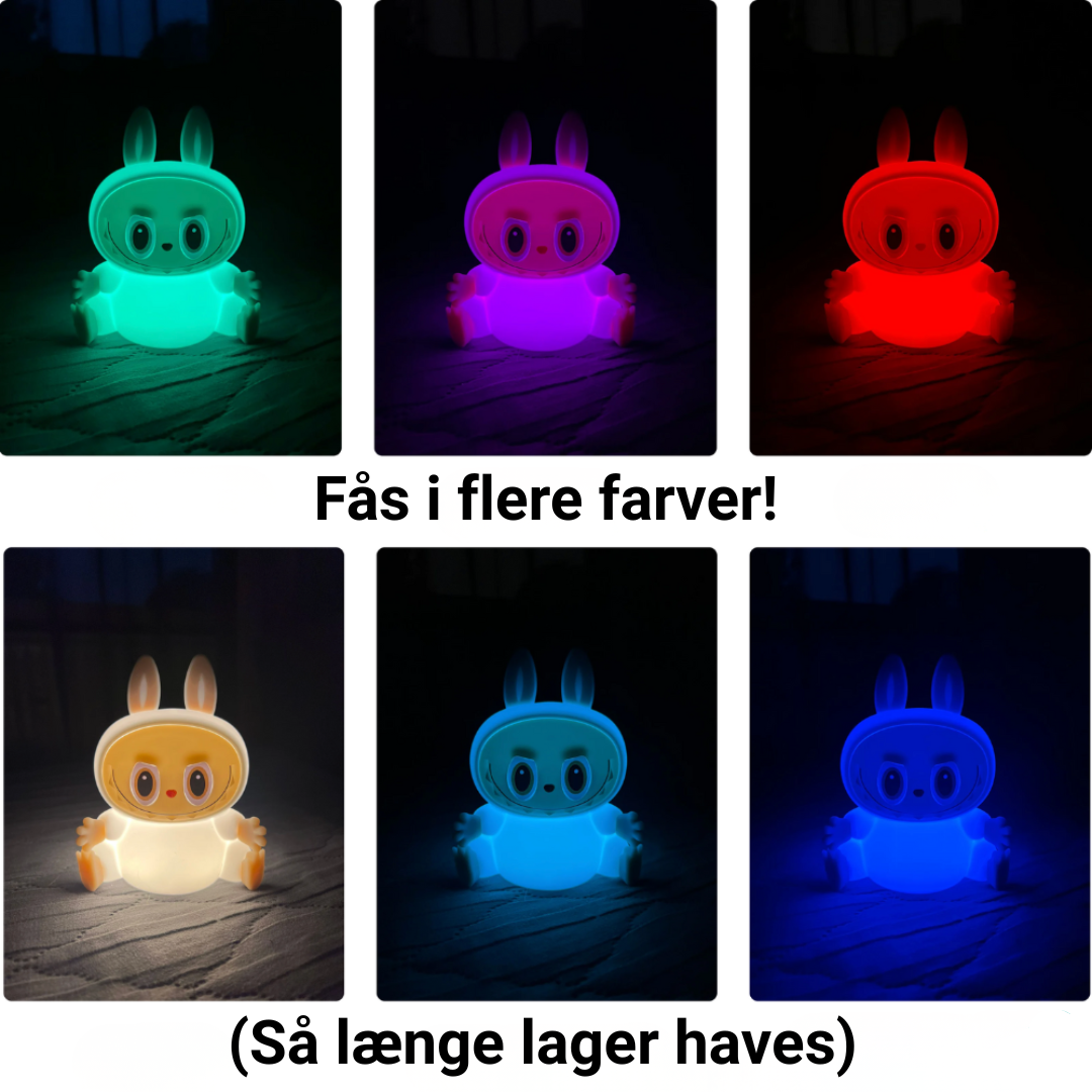 Natlampe med tøjdyr