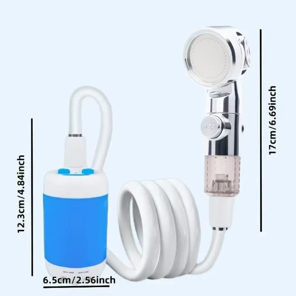Transportabel bruser med USB-vandpumpe