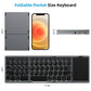 Sammenfoldeligt Bluetooth-tastatur med touchpad