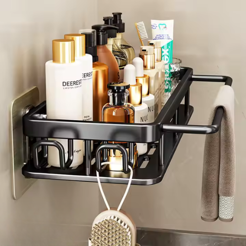 Vægmonteret shampoo-hylde