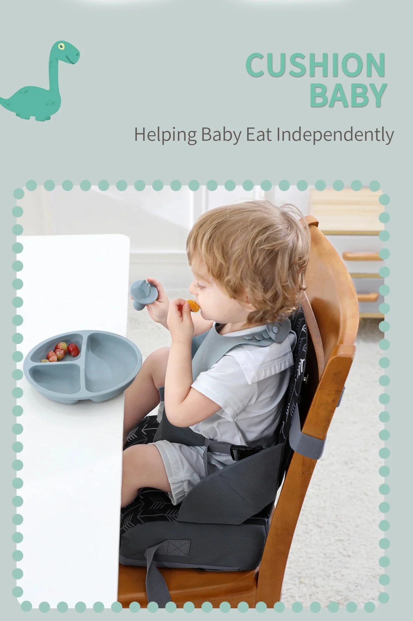 Bærbar, sammenklappelig babystol