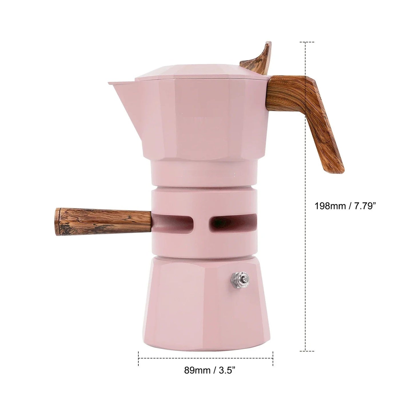 Espressokande i aluminium