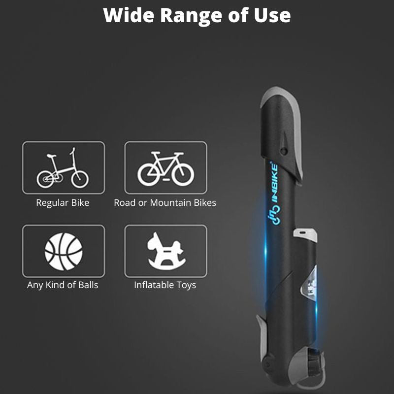 Bærbar cykelpumpe Mini håndluftpumpe