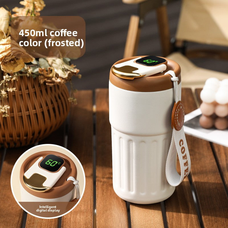 Kaffetermokande med temperaturvisning -  450ml