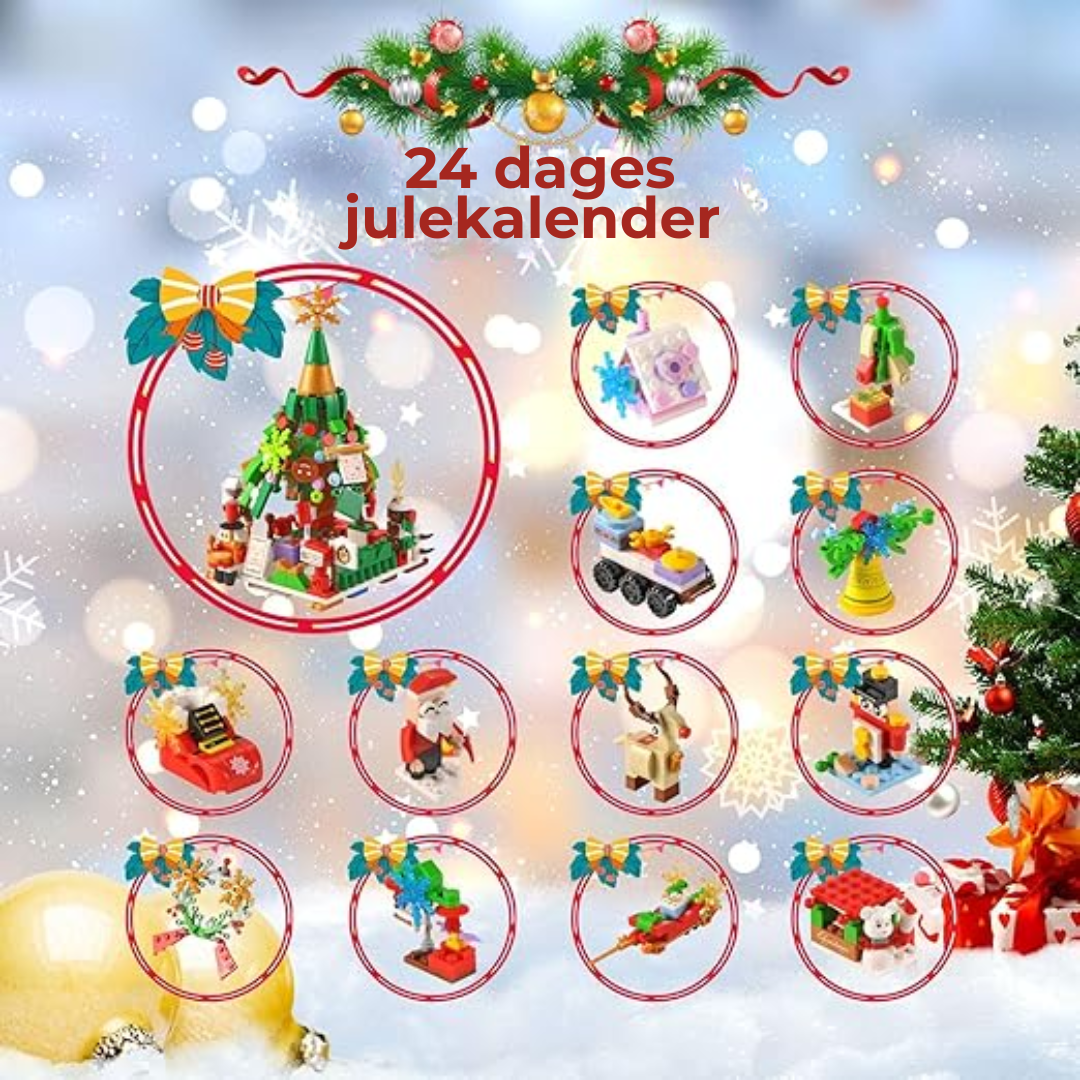DIY juleadventskalender gaveæske