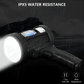 100000 Lumen Genopladelig LED Spotlight Lommelygte