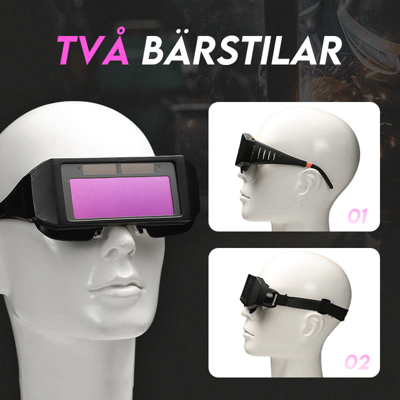 Automatiske antirefleks svejsebriller