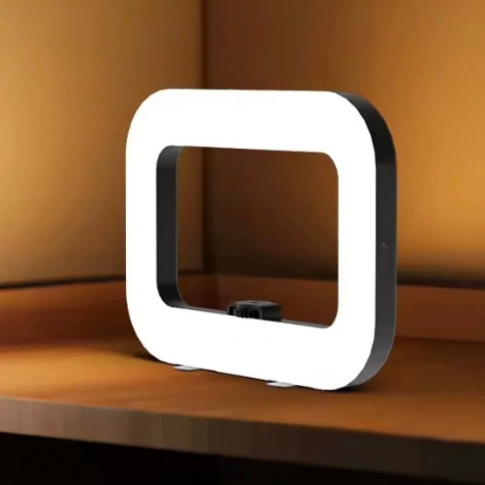 Bærbar ring-LED-genopladelig fyldlys