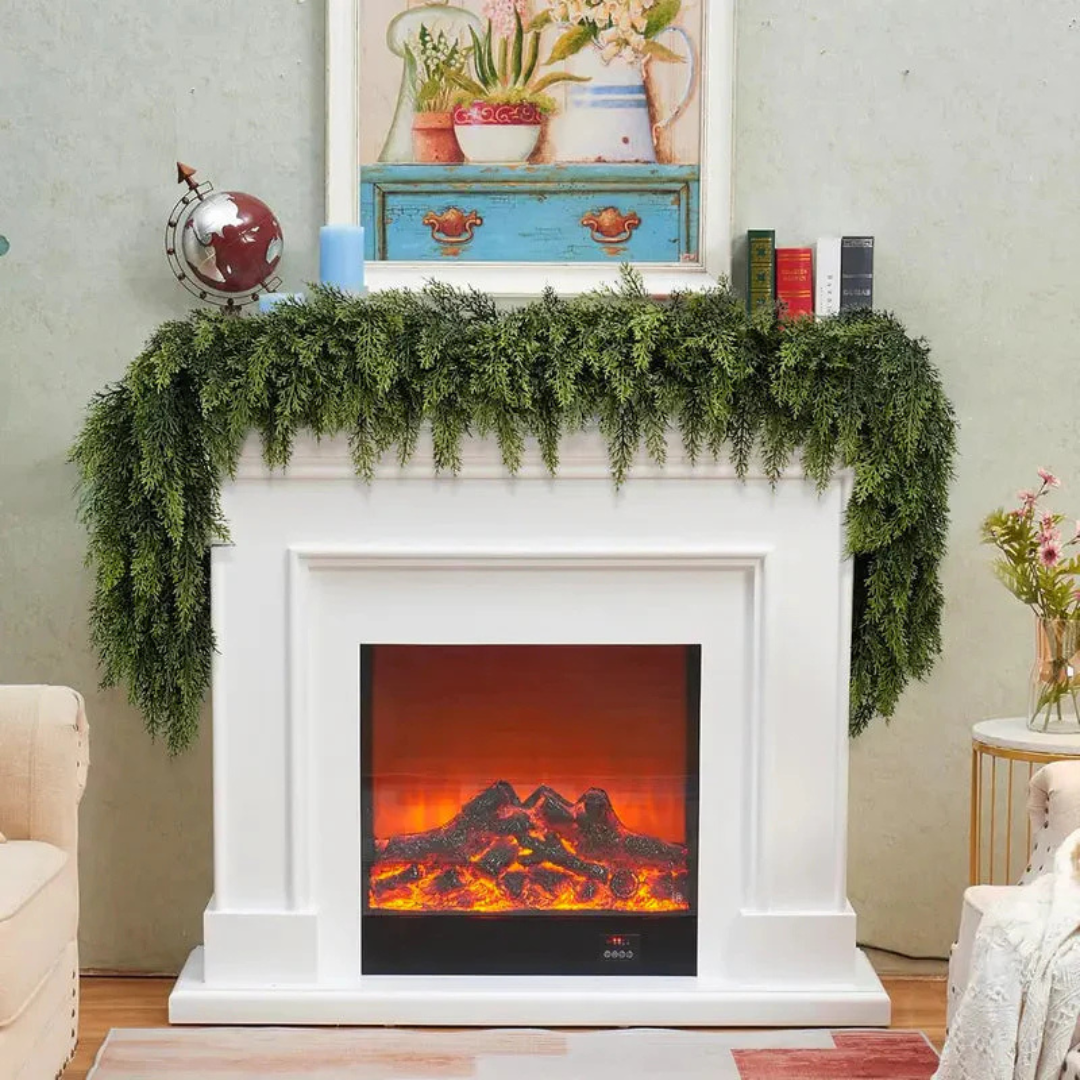 Julekrans i fuld volumen med ægte finish