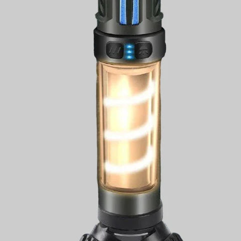 Genopladelig myggeafviser med campinglampe til udendørs brug