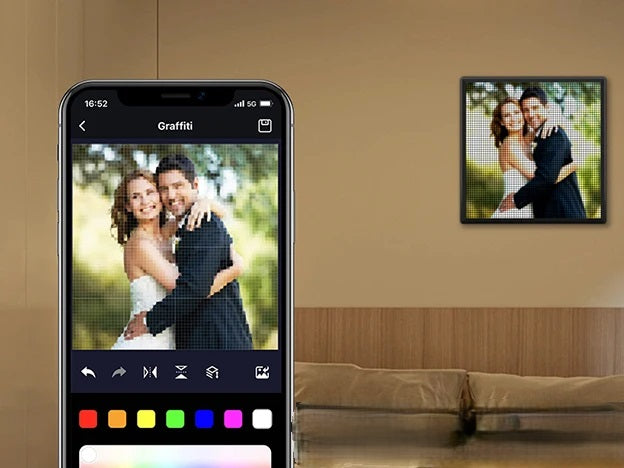 Smart LED-pixelmatrixlampe