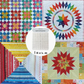 Set de règles de quilting 5-en-1 avec cutter rotatif