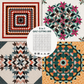Set de règles de quilting 5-en-1 avec cutter rotatif