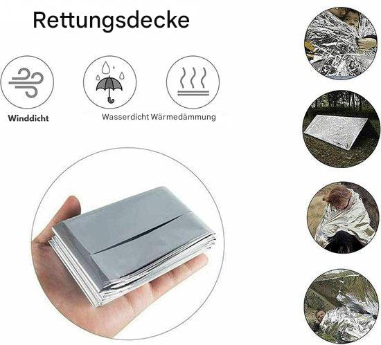 15-i-1 nød- og overlevelsessæt med værktøj, lys og powerbank
