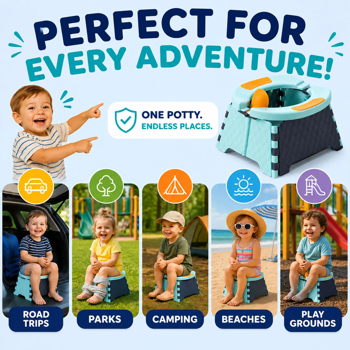 Portable Potty Training Seat for Toddlers
