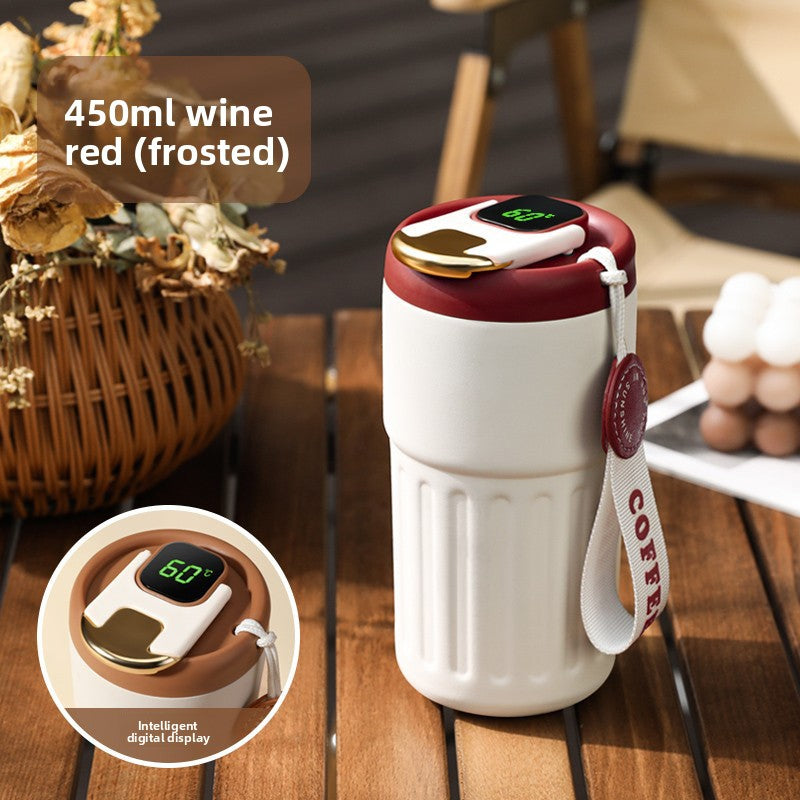 Kaffetermokande med temperaturvisning -  450ml
