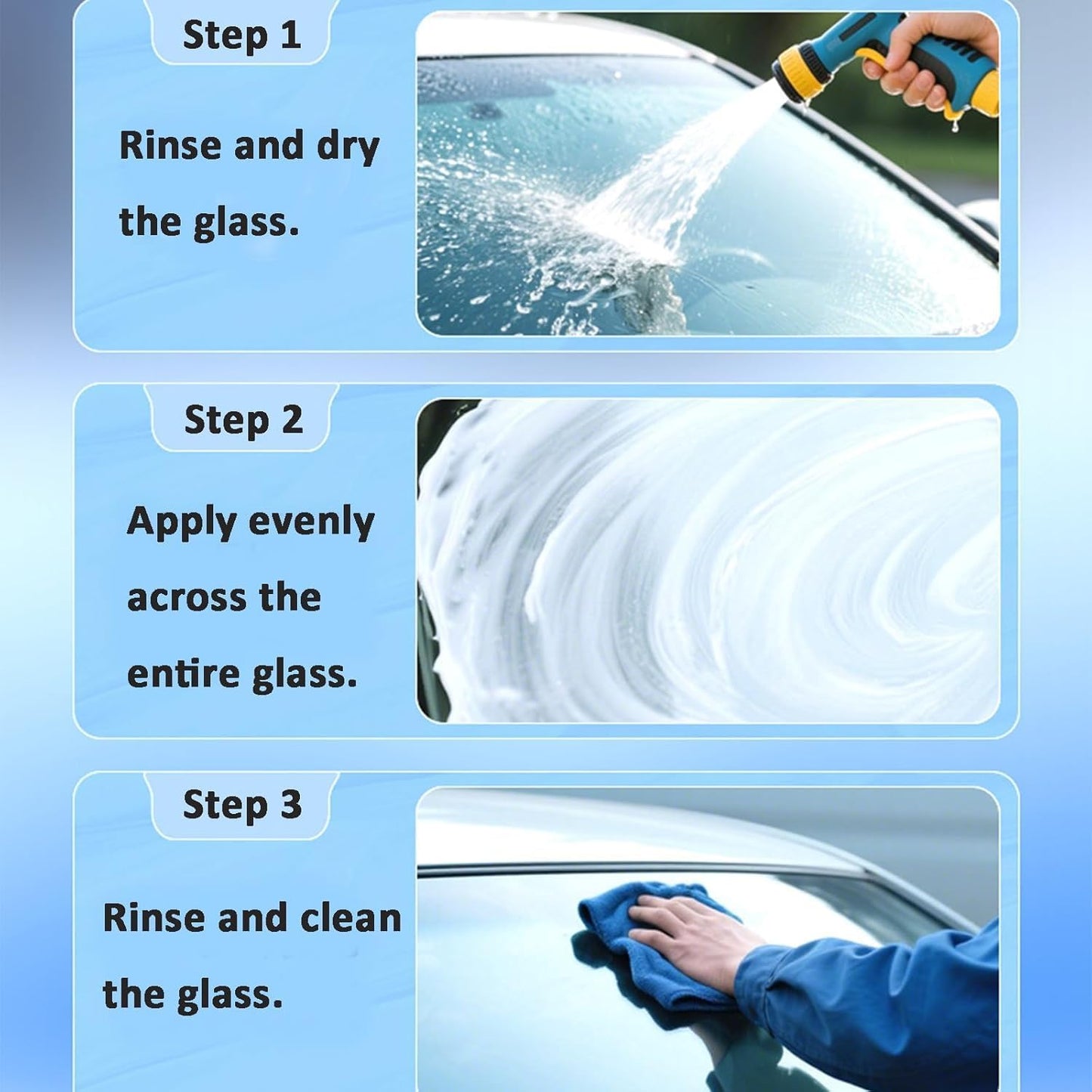 Glasrensningsbørste