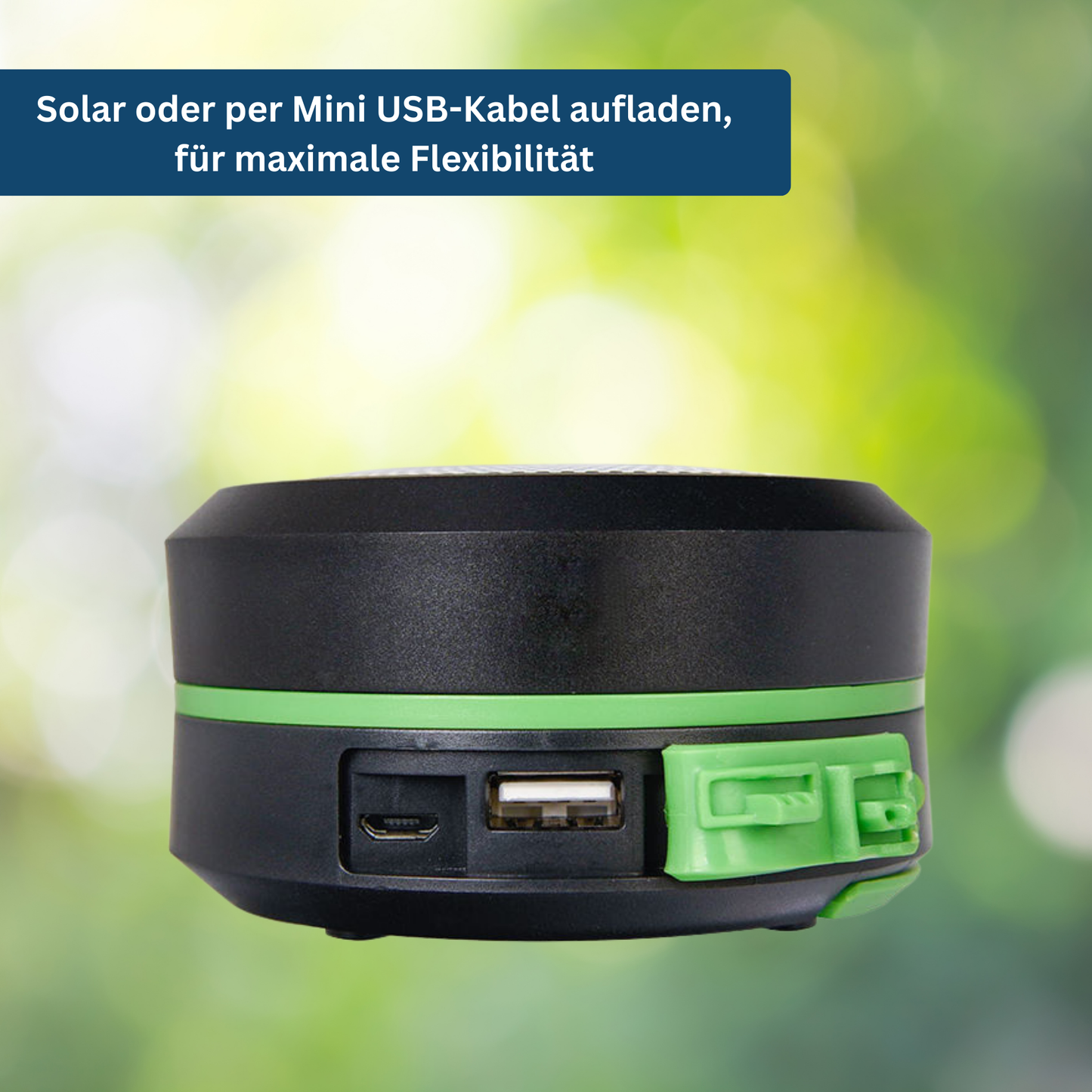 Sammenklappelig campinglampe