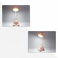LED-bordlampe i tegneseriestil