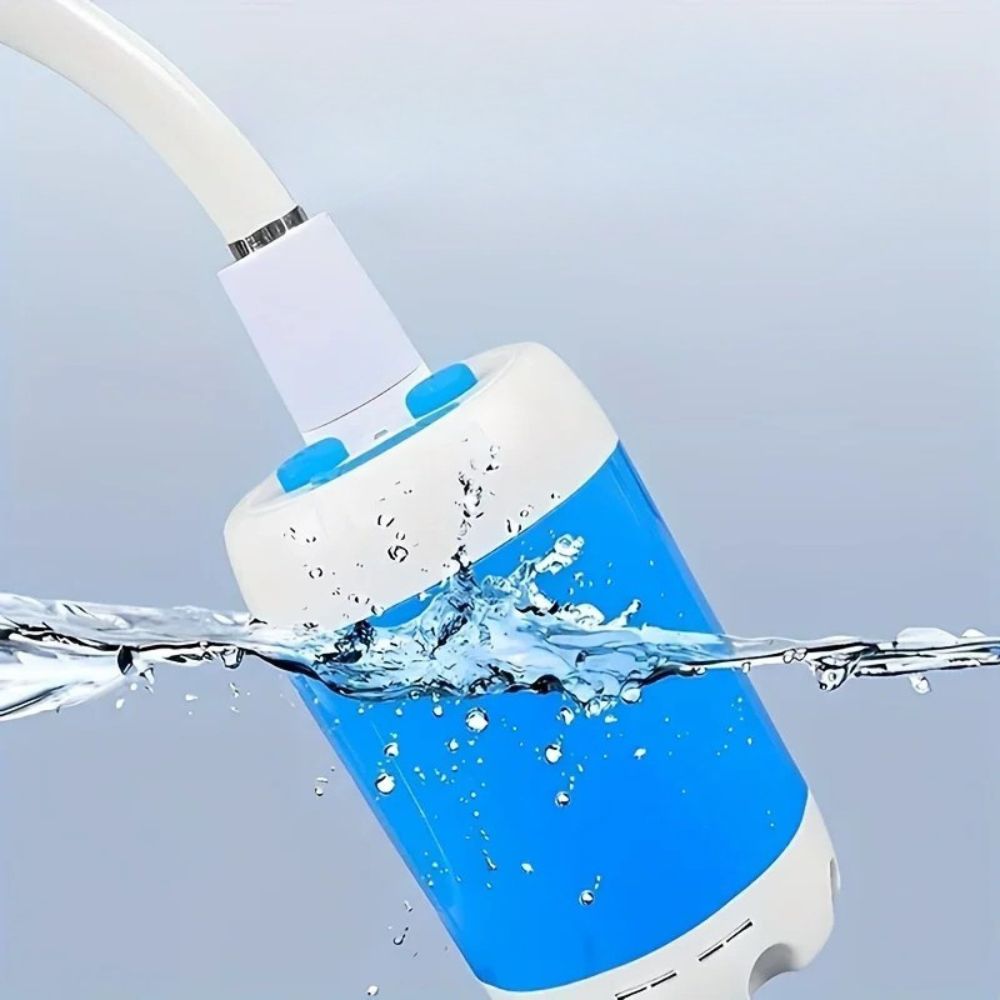 Transportabel bruser med USB-vandpumpe