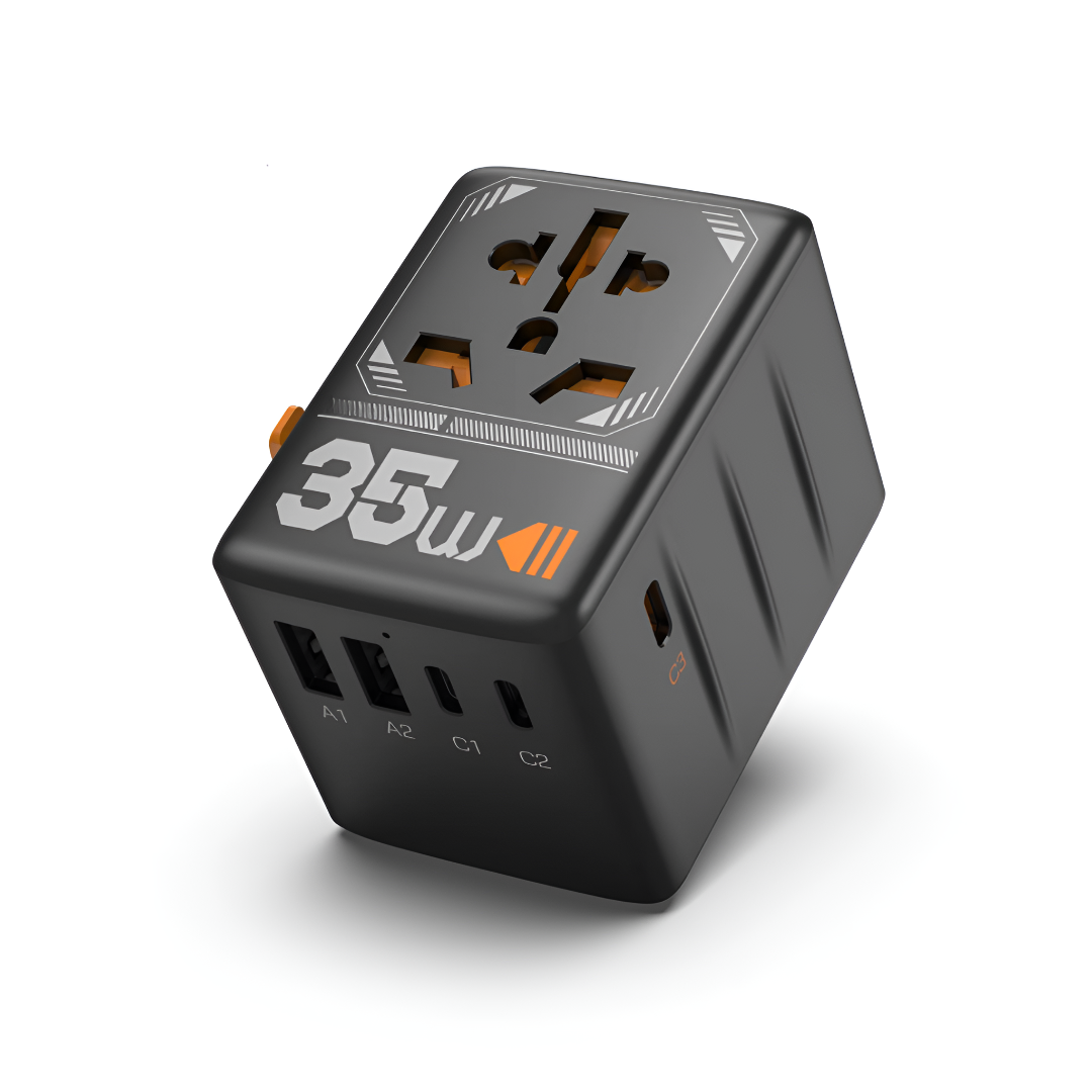 100W universaladapter til rejsende