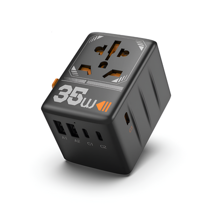 100W universaladapter til rejsende