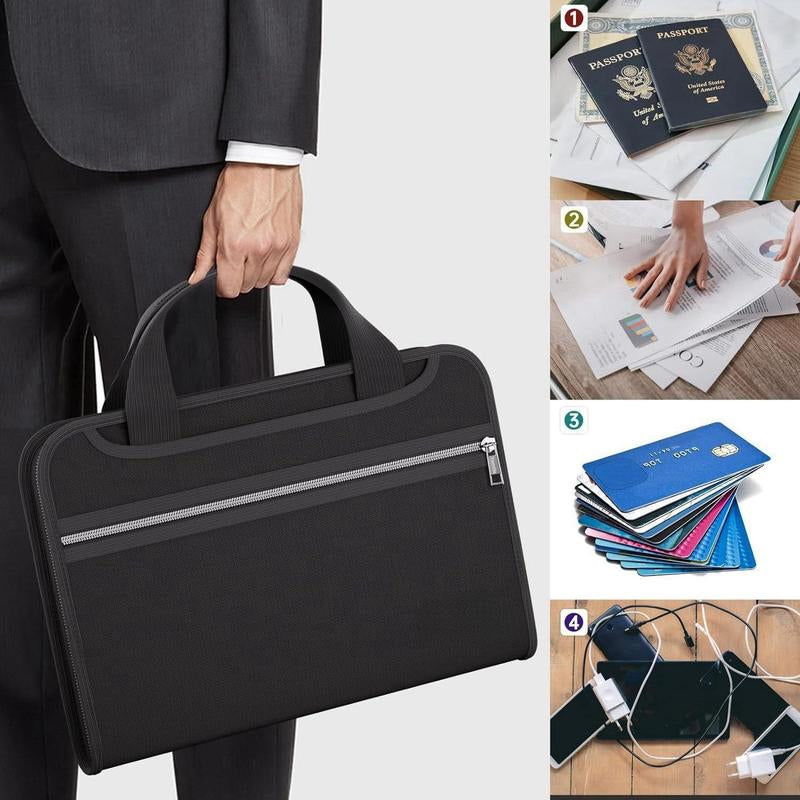 Grote capaciteit A4 brandwerende map met handvat