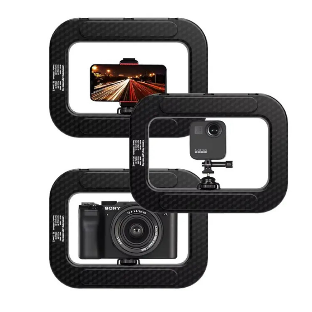 Bærbar ring-LED-genopladelig fyldlys