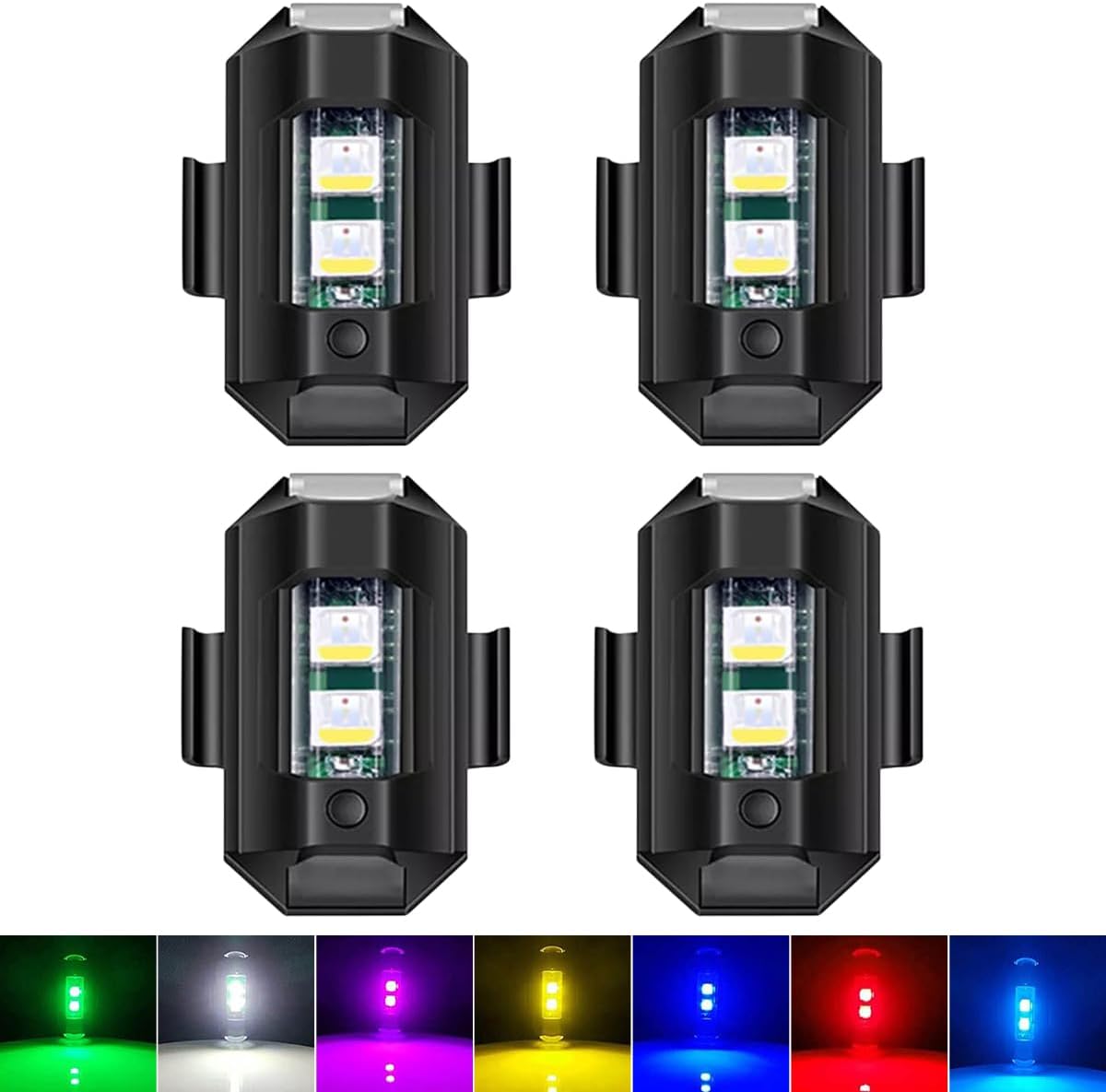 LED-advarselslampe mod kollision