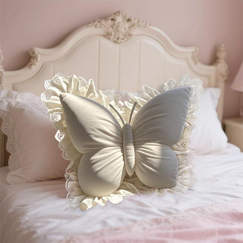 Prinsesse Butterfly dekorativ pude