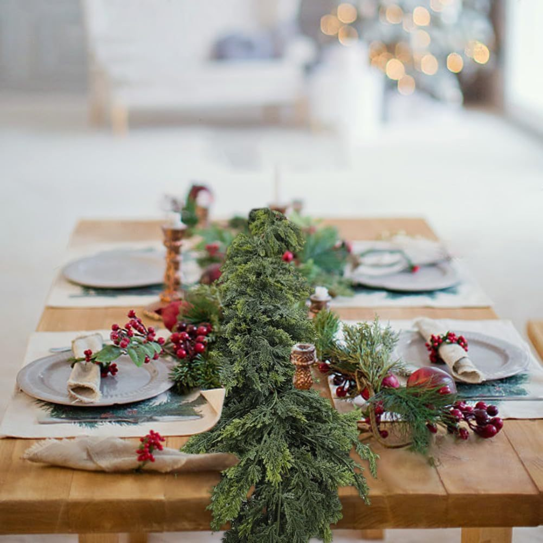 Julekrans i fuld volumen med ægte finish