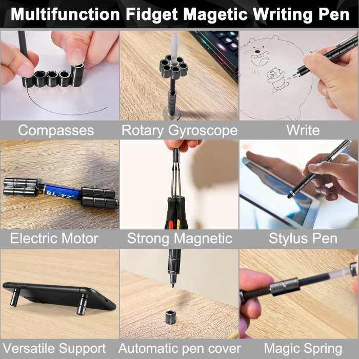 Magnetisk fidget-pen