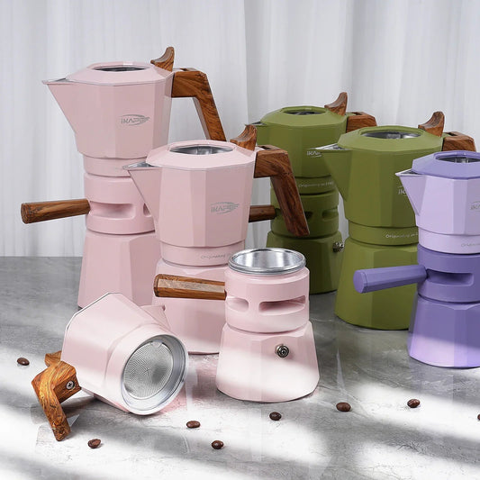 Espressokande i aluminium