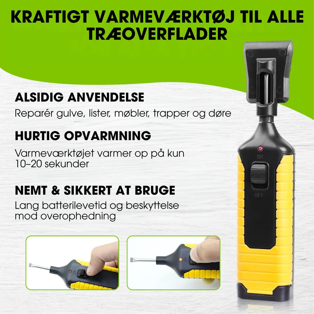 Træpoleringsvoks med nyt opgraderet smelteværktøj