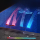 Solcelledrevet poolfontæne med dobbelte vandbuer og RGB-LED