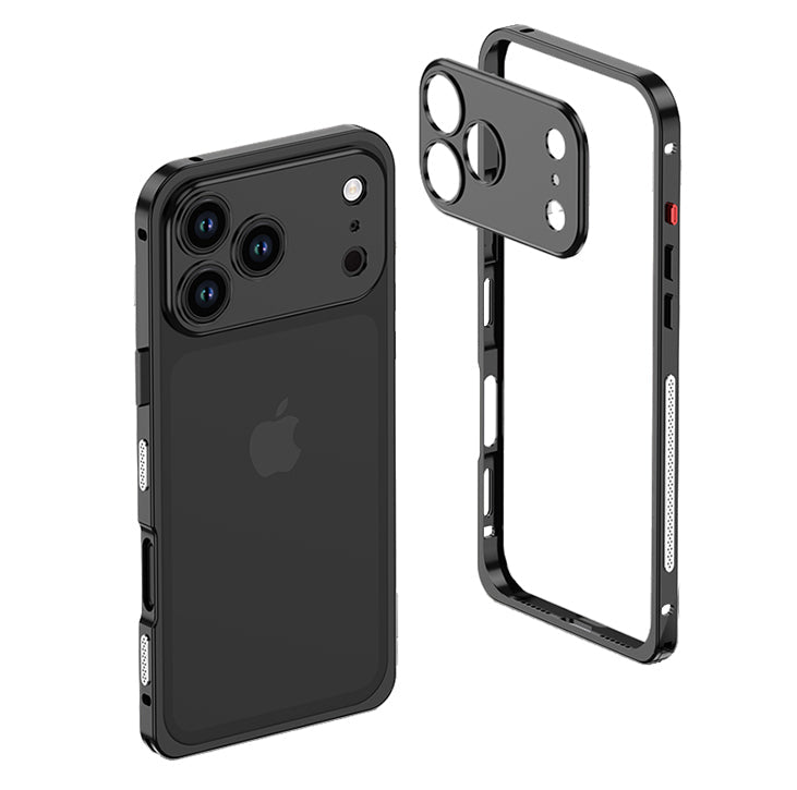 Stødsikker, faldbeskyttende metal-telefoncover
