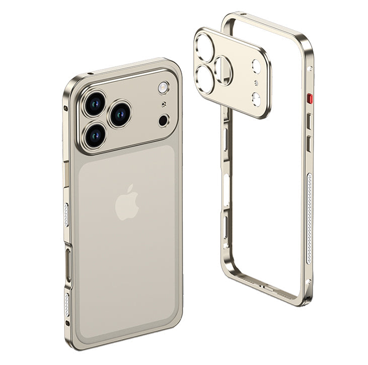 Stødsikker, faldbeskyttende metal-telefoncover