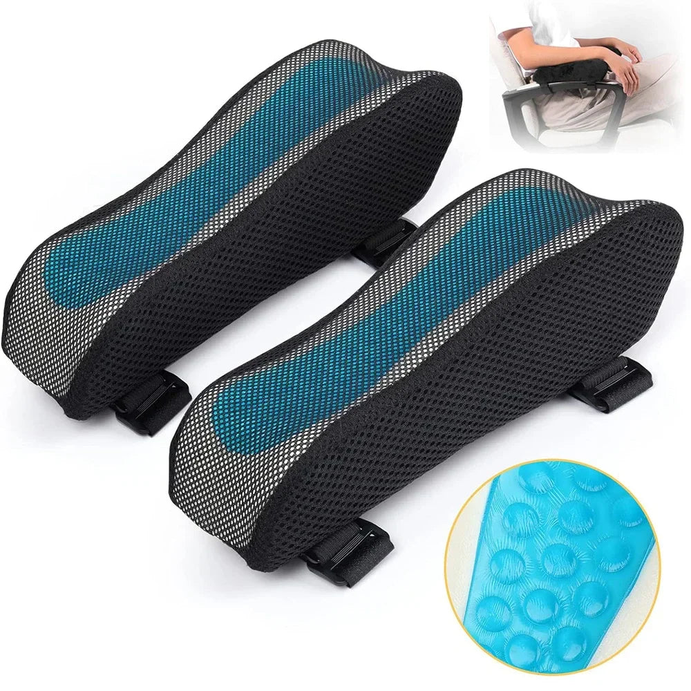 Ergonomiske armlænspuder til kontorstol med memory foam