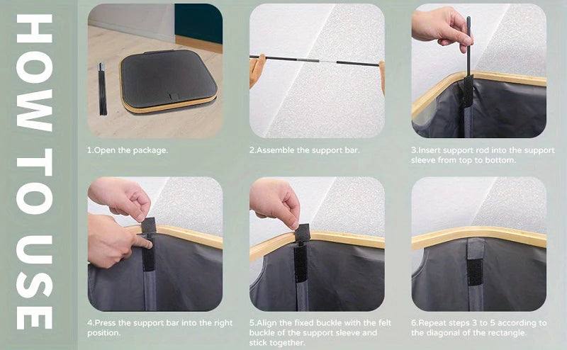 Stor vasketøjskurv med låg