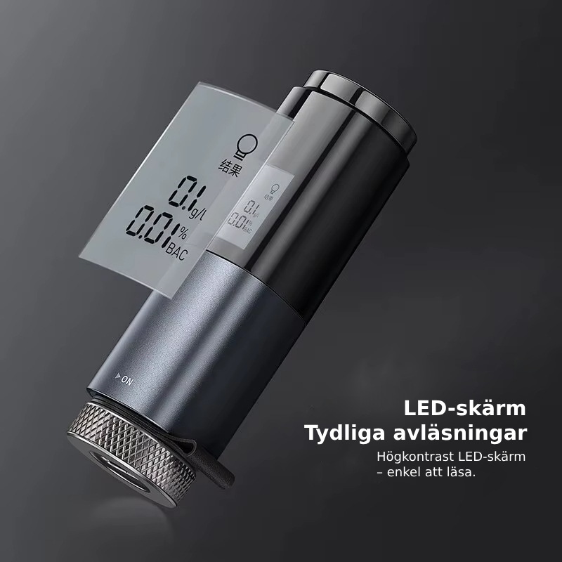 Bærbar alkoholmåler (alkometertest)