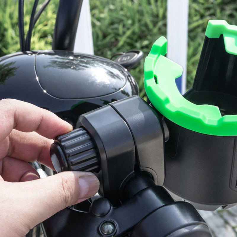 2-i-1 kopholder med mobilrum og 360° drejelig klemme