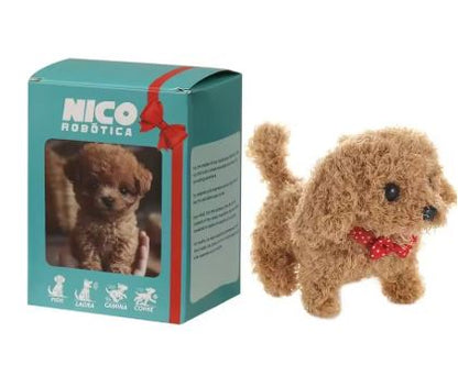 Interaktiv robot-hvalp-plysdyr