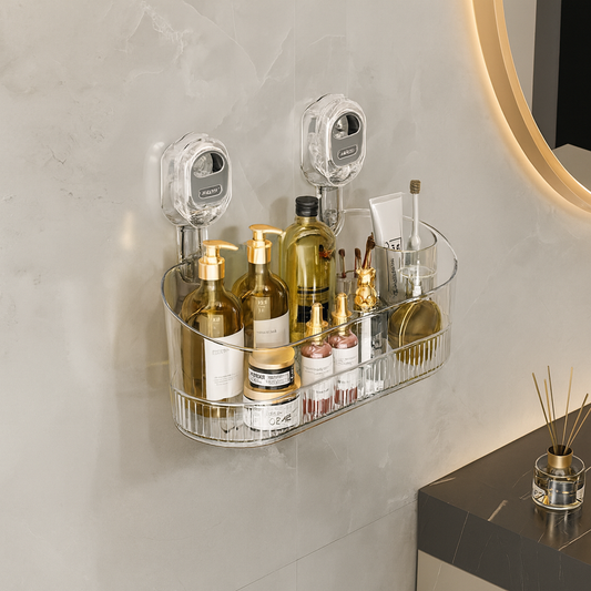 Selvklæbende sugevæghylde til badeværelse