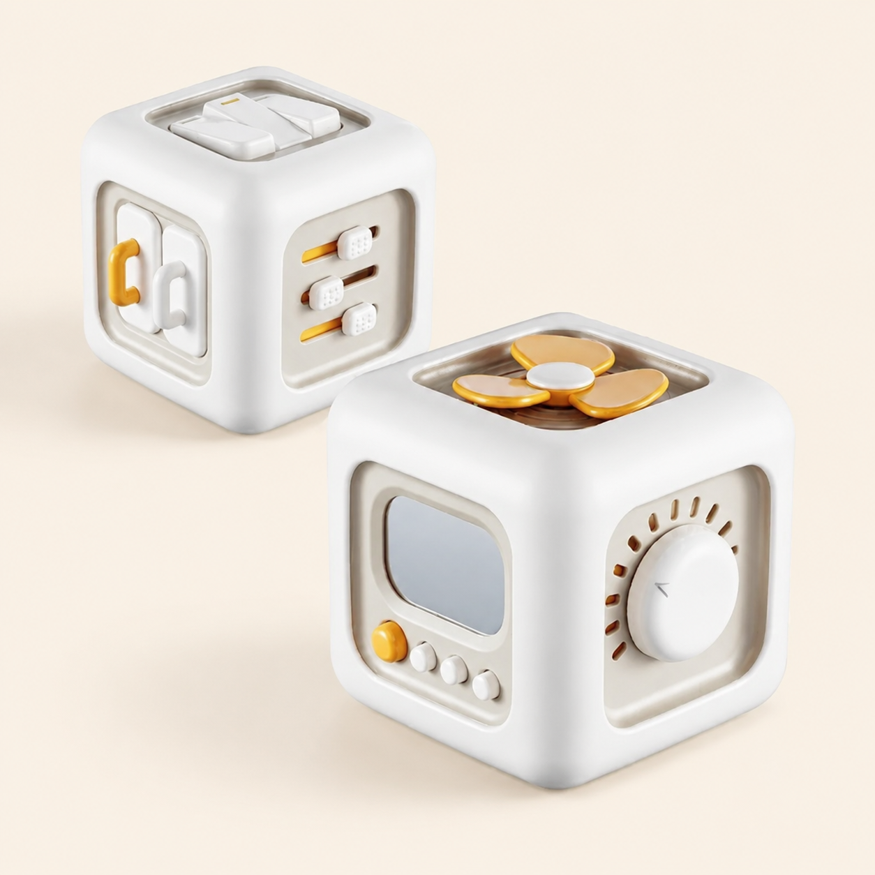 Cube d’activités Montessori sensoriel