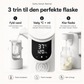 Vanddispenser til babyflasker med temperaturvalg og 2 liters beholder